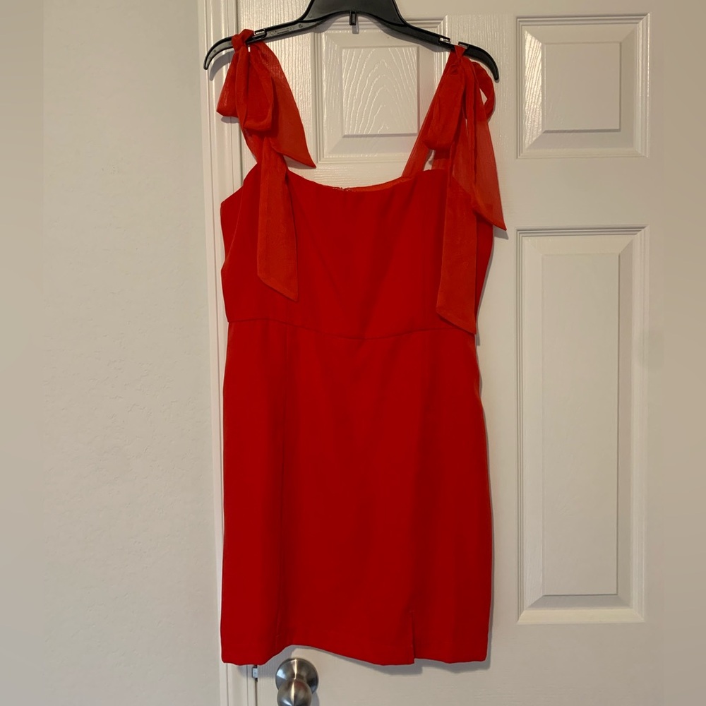 Adelyn Rae red mini dress